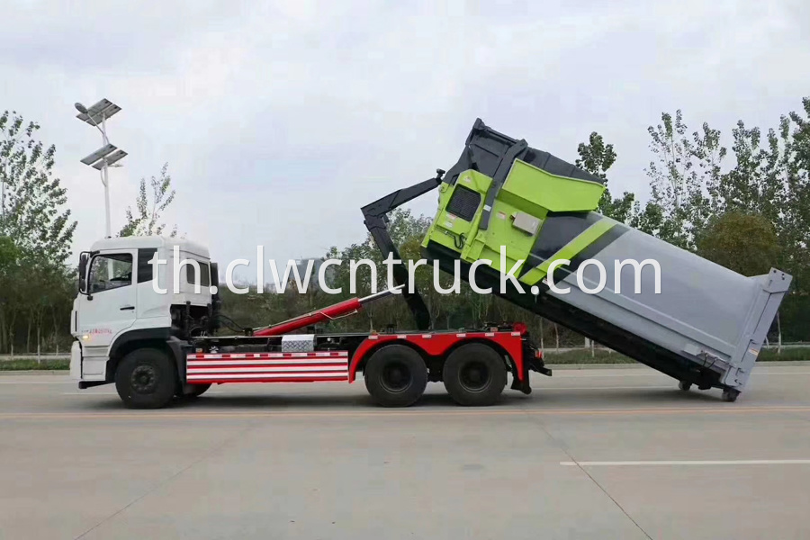 garbage container lift trucks